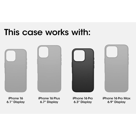 OtterBox iPhone 16 Pro (Only) Symmetry Series Clear Case with Camera Control New - Picture 6 of 6